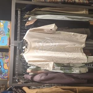 Fubu Beige logo tee